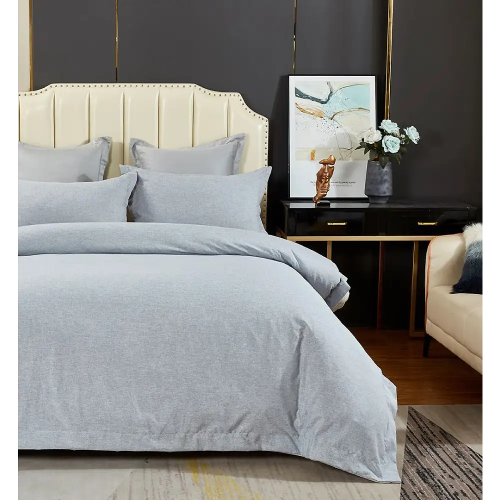 Tailored Super Soft Quilt Cover Set - King Size - Home & Garden > Bedding