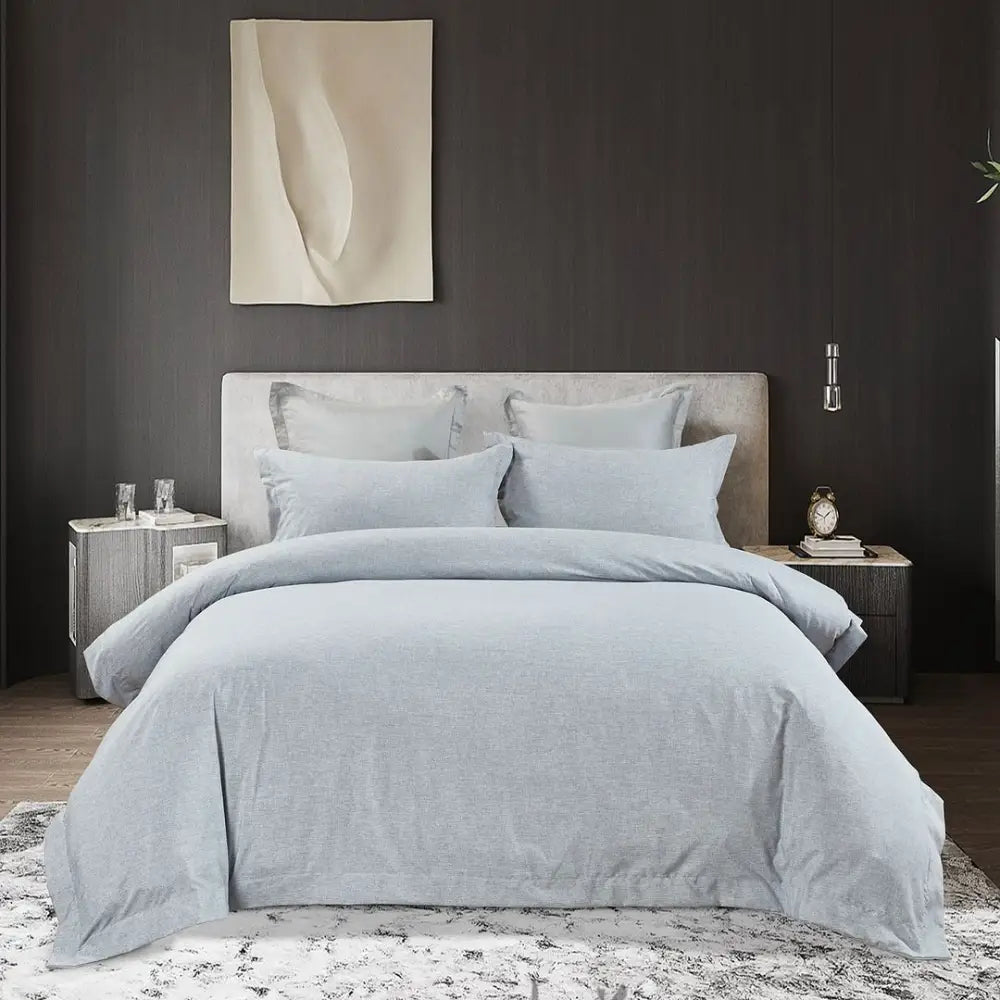 Tailored Super Soft Quilt Cover Set - Super King Size - Home & Garden > Bedding