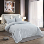 Tailored Super Soft Quilt Cover Set - Super King Size - Home & Garden > Bedding