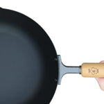 Takumi Premium Magma Plate Cast Iron Wok - Made in Japan - 24cm - Home & Garden > Kitchenware