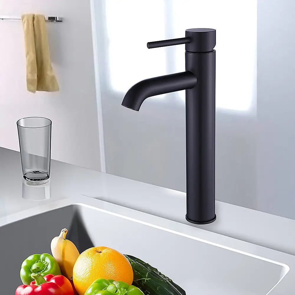 Tall Basin Mixer Tap Faucet -Kitchen Laundry Bathroom Sink - Furniture > Bathroom > Tap & Sink Accessories