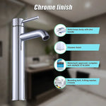 Tall Basin Mixer Tap Faucet -Kitchen Laundry Bathroom Sink - Furniture > Bathroom > Tap & Sink Accessories
