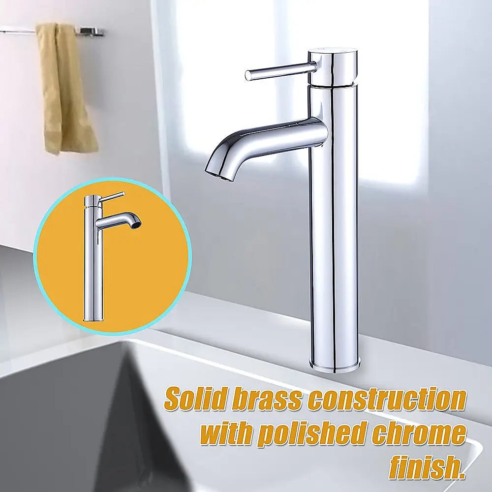 Tall Basin Mixer Tap Faucet -Kitchen Laundry Bathroom Sink - Furniture > Bathroom > Tap & Sink Accessories