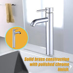 Tall Basin Mixer Tap Faucet -Kitchen Laundry Bathroom Sink - Furniture > Bathroom > Tap & Sink Accessories