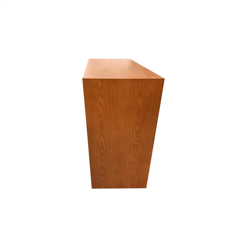 Tallboy MDF Brown Colour Waveform Design Three Drawers - Furniture > Bedroom > Dressers