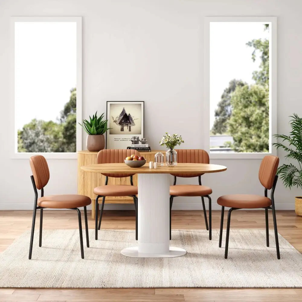 Tan Temptation Chair Duo - Furniture > Dining > Kitchen & Dining Chairs