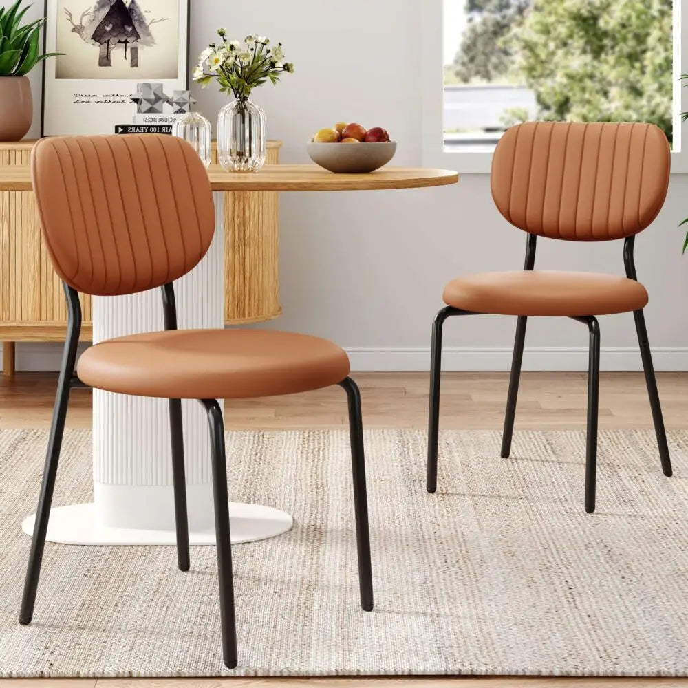Tan Temptation Chair Duo - Furniture > Dining > Kitchen & Dining Chairs