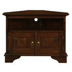 Tasmania 2 Door Corner TV Stand (Mahogany) - Home & Garden > Home & Garden Others