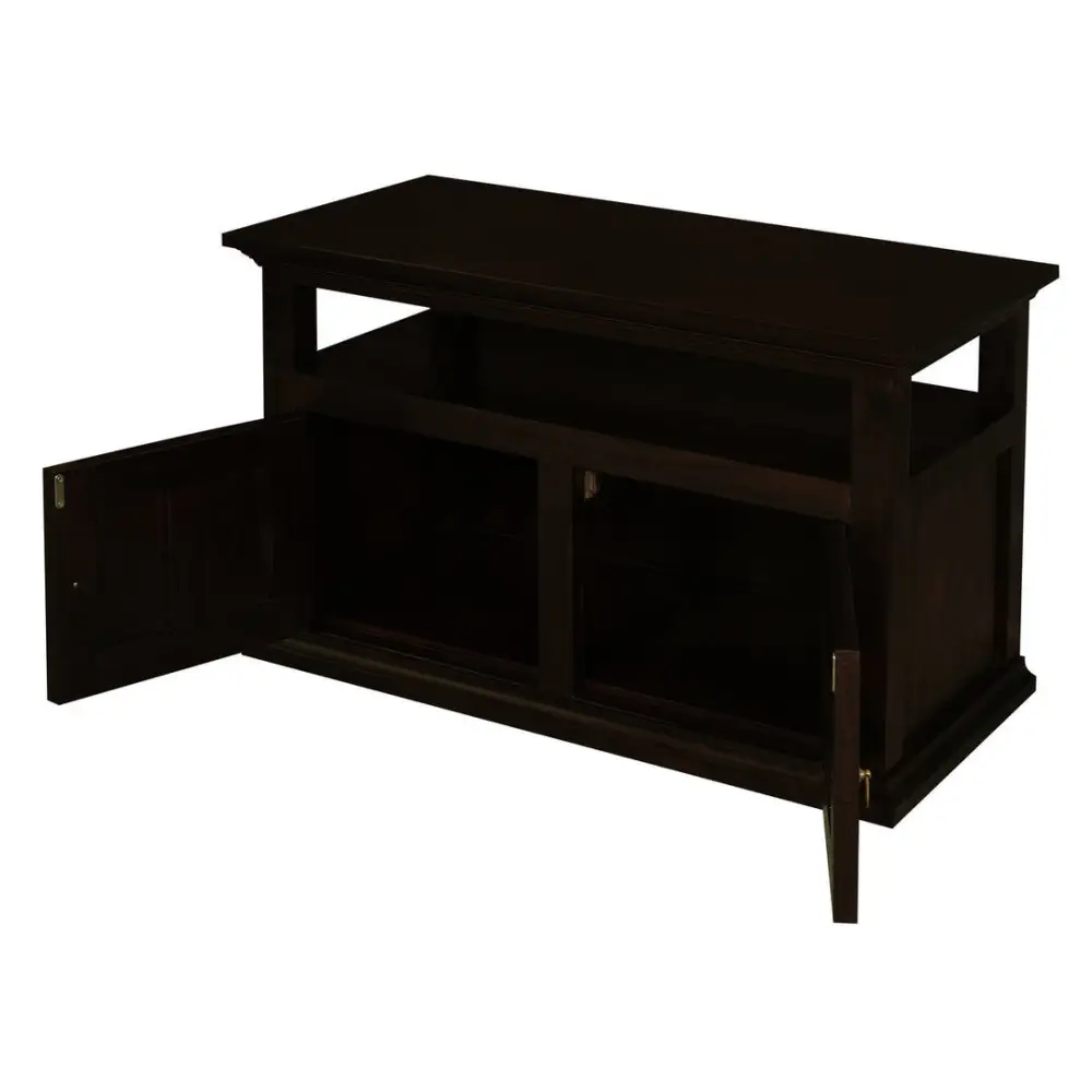 Tasmania 2 Door TV Stand (Chocolate) - Furniture > Living Room