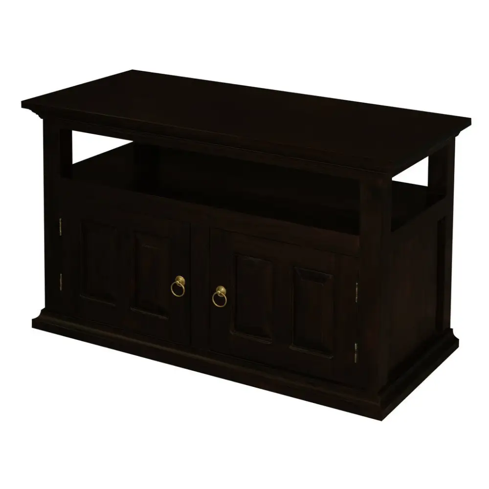 Tasmania 2 Door TV Stand (Chocolate) - Furniture > Living Room