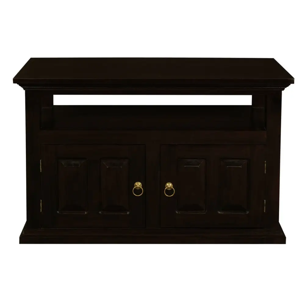 Tasmania 2 Door TV Stand (Chocolate) - Furniture > Living Room