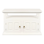 Tasmania 2 Door TV Stand (White) - Furniture > Living Room
