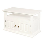 Tasmania 2 Door TV Stand (White) - Furniture > Living Room