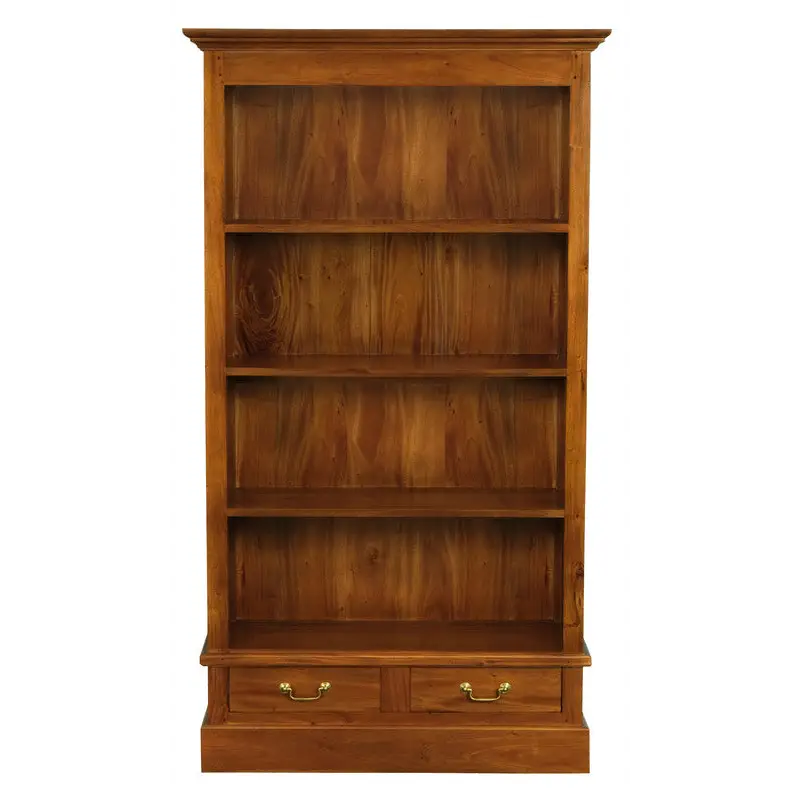 Tasmania 2 Drawer Bookcase (Light Pecan) - Home & Garden > Home & Garden Others