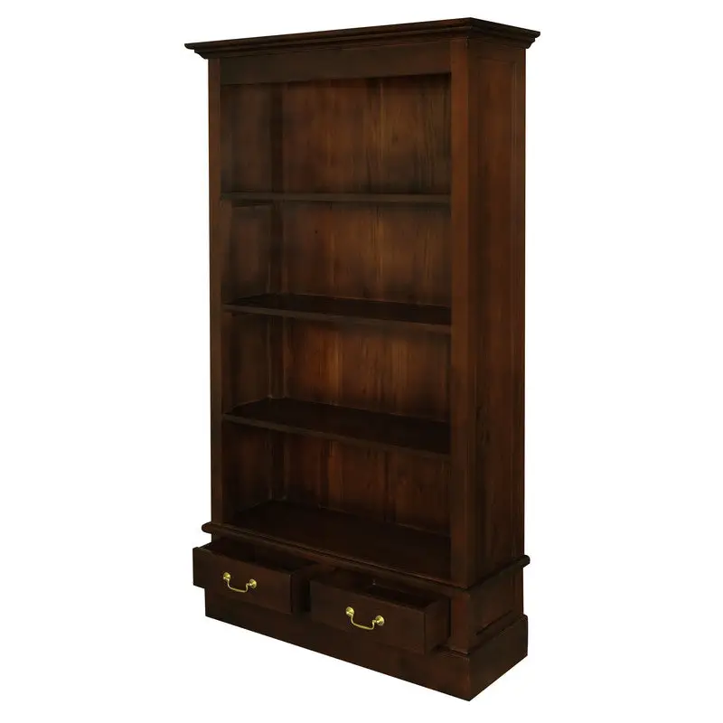 Tasmania 2 Drawer Bookcase (Mahogany) - Home & Garden > Home & Garden Others