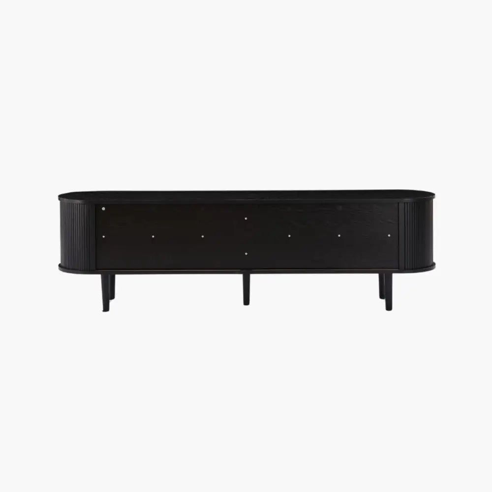 Tate 200cm TV Unit in Black - Furniture > Living Room > TV Units