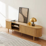 Tate 200cm TV Unit in Natural - Furniture > Living Room > TV Units