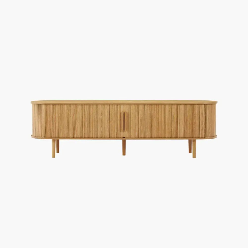 Tate 200cm TV Unit in Natural - Furniture > Living Room > TV Units