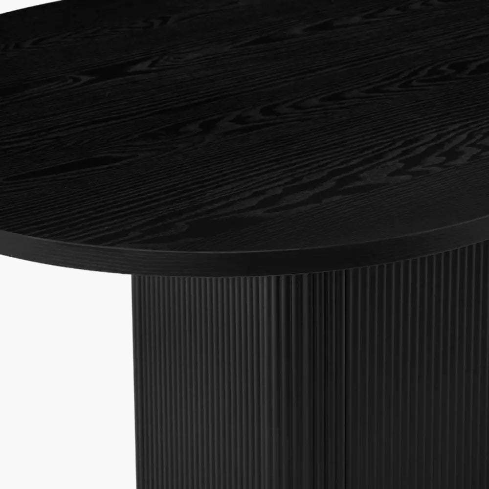 Tate 8 Seater Dining Table in Black - Furniture > Dining > Dining Tables