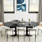 Tate 8 Seater Dining Table in Black - Furniture > Dining > Dining Tables