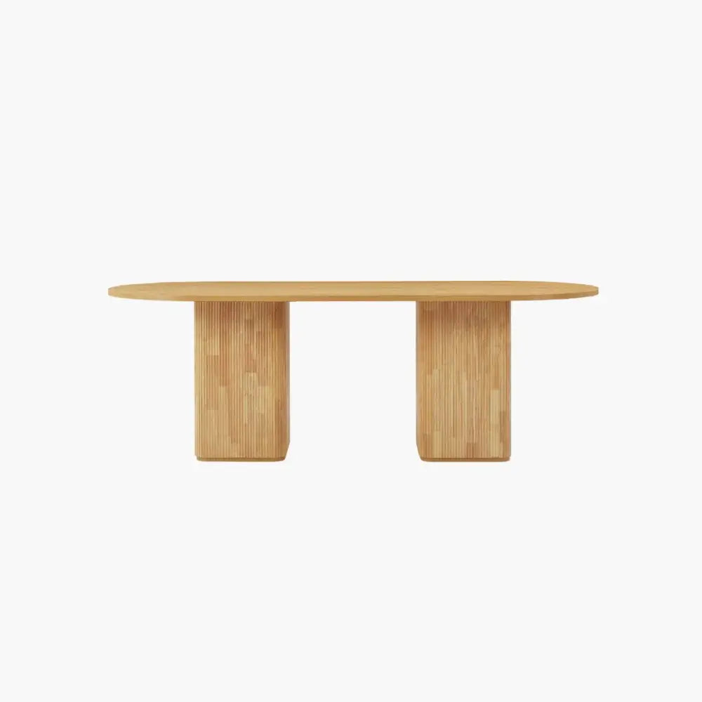 Tate 8 Seater Dining Table in Natural - Furniture > Dining > Dining Tables
