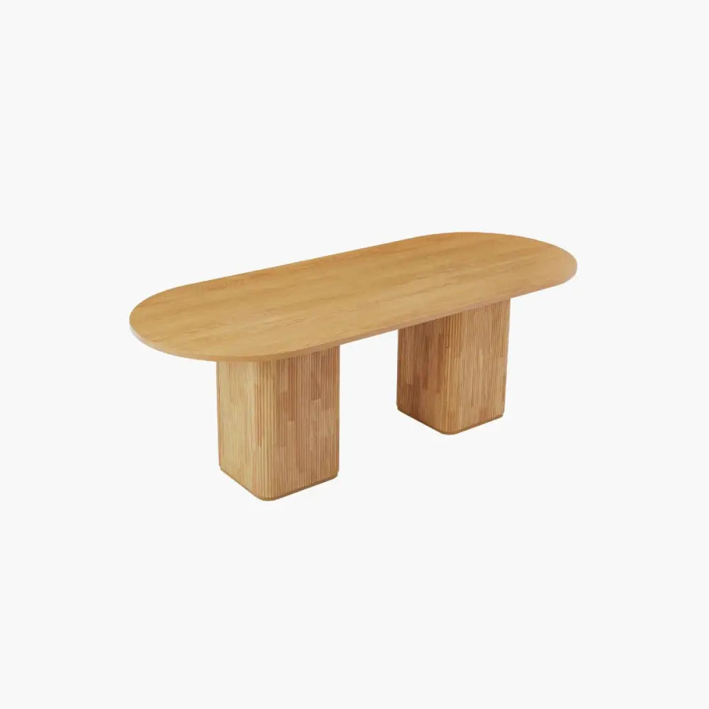 Tate 8 Seater Dining Table in Natural - Furniture > Dining > Dining Tables