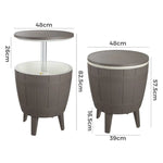 Taupe Cooler Table - Furniture > Outdoor