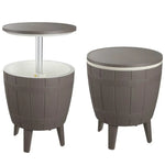 Taupe Cooler Table - Furniture > Outdoor