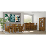Teasel Dining Table 180cm Solid Pine Timber Wood Furniture - Rustic Oak - Furniture > Dining