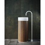 Tesoro pedestal basin Matt White - Furniture > Bathroom