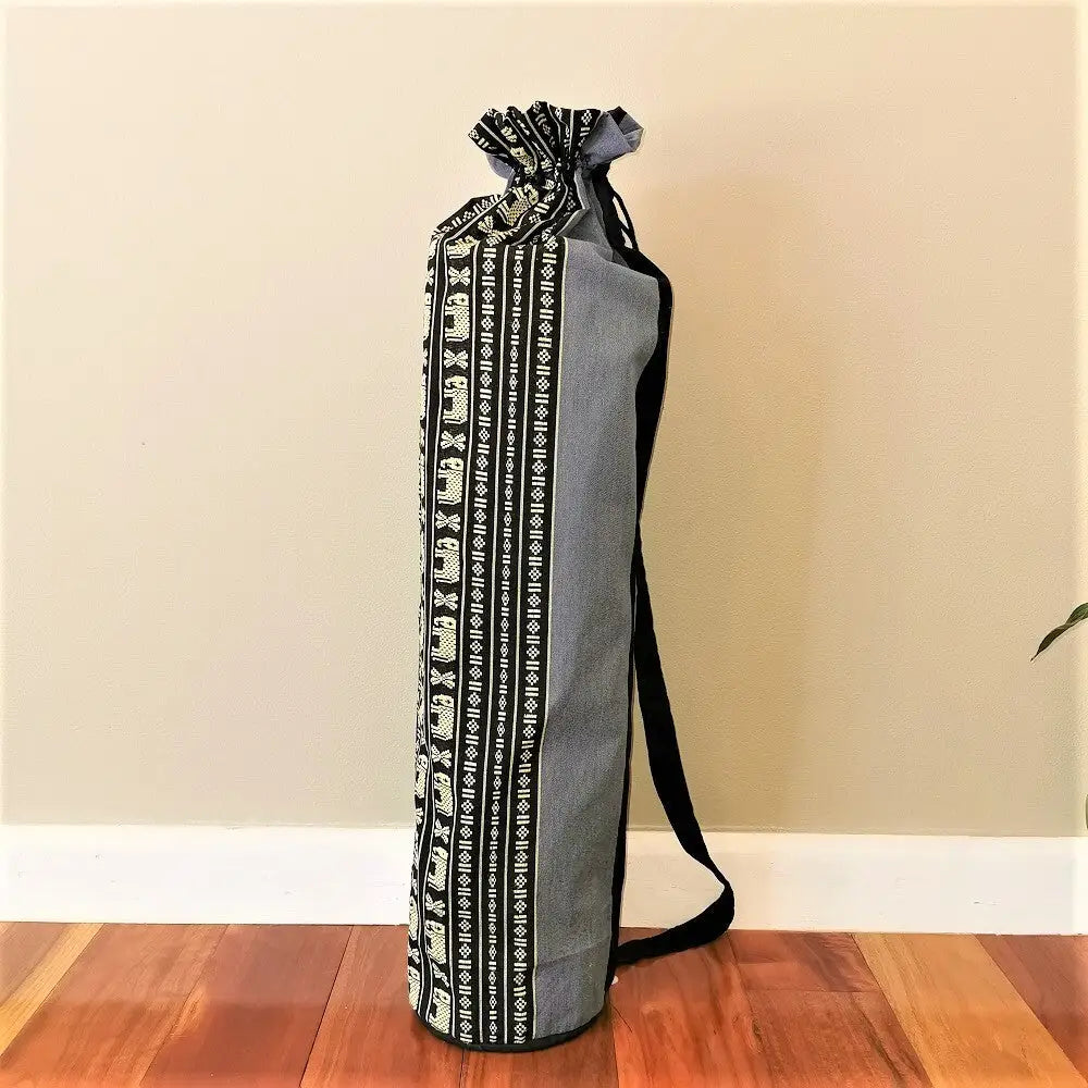 Thai Boho Yoga Mat Carry Bag BlueEle - Home & Garden > Decor