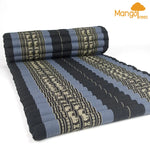 Thai Kapok Roll Up Mattress Foldout Mat BlueEle - Home & Garden > Decor