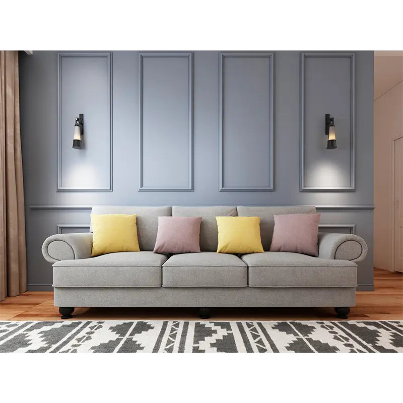 The Cloud Nine 3-Seater Sofa Grey - Furniture > Sofas > Sofas & Sofa Beds