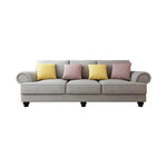 The Cloud Nine 3-Seater Sofa Grey - Furniture > Sofas > Sofas & Sofa Beds