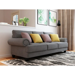 The Cloud Nine 3-Seater Sofa Slate Grey - Furniture > Sofas > Sofas & Sofa Beds