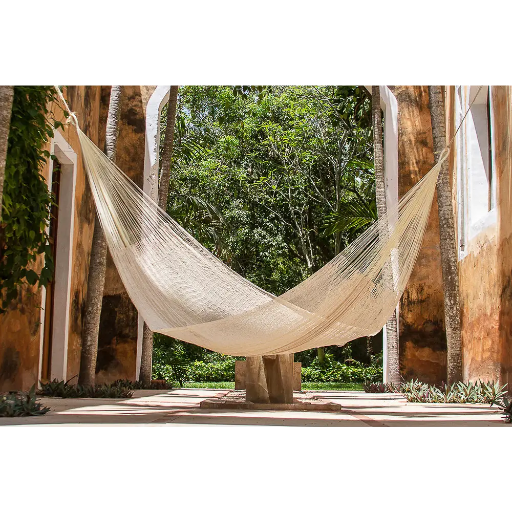 The out and about Mayan Legacy hammock Doble Size in Cream colour - Home & Garden > Hammocks