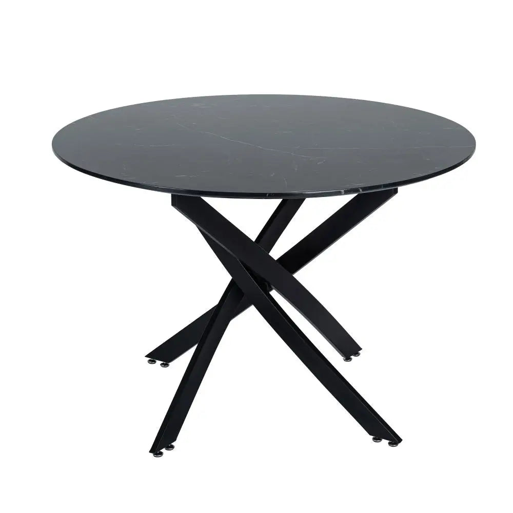 The Velvet Marble Table and Chair Set - Furniture > Dining
