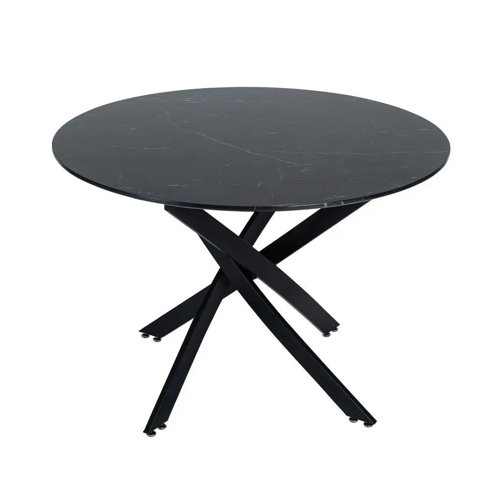 The Velvet Marble Table and Chair Set - Furniture > Dining