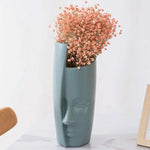 Thickened Drop-proof Vase with Dried Flower Ornaments - Rose Pink - Home & Garden > Decor > Vases & Table Decor