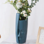 Thickened Drop-proof Vase with Dried Flower Ornaments - Rose Pink - Home & Garden > Decor > Vases & Table Decor