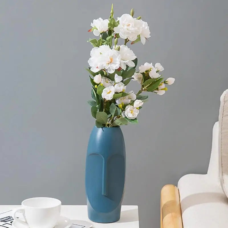 Thickened Pe Vase for Dried Flower Arrangements - Durable Drop-proof and Crack-proof - Light Green - Home & Garden >