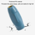 Thickened Pe Vase for Dried Flower Arrangements - Durable Drop-proof and Crack-proof - Sea Blue - Home & Garden > Decor