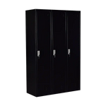 Three-Door Side by Side Office Gym Shed Storage Locker - Furniture > Office