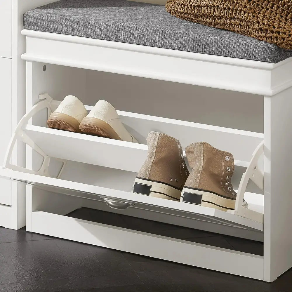 Tilt-Out Shoe Cabinet Shoe Rack - Furniture > Living Room > Shoe Storage