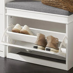 Tilt-Out Shoe Cabinet Shoe Rack - Furniture > Living Room > Shoe Storage