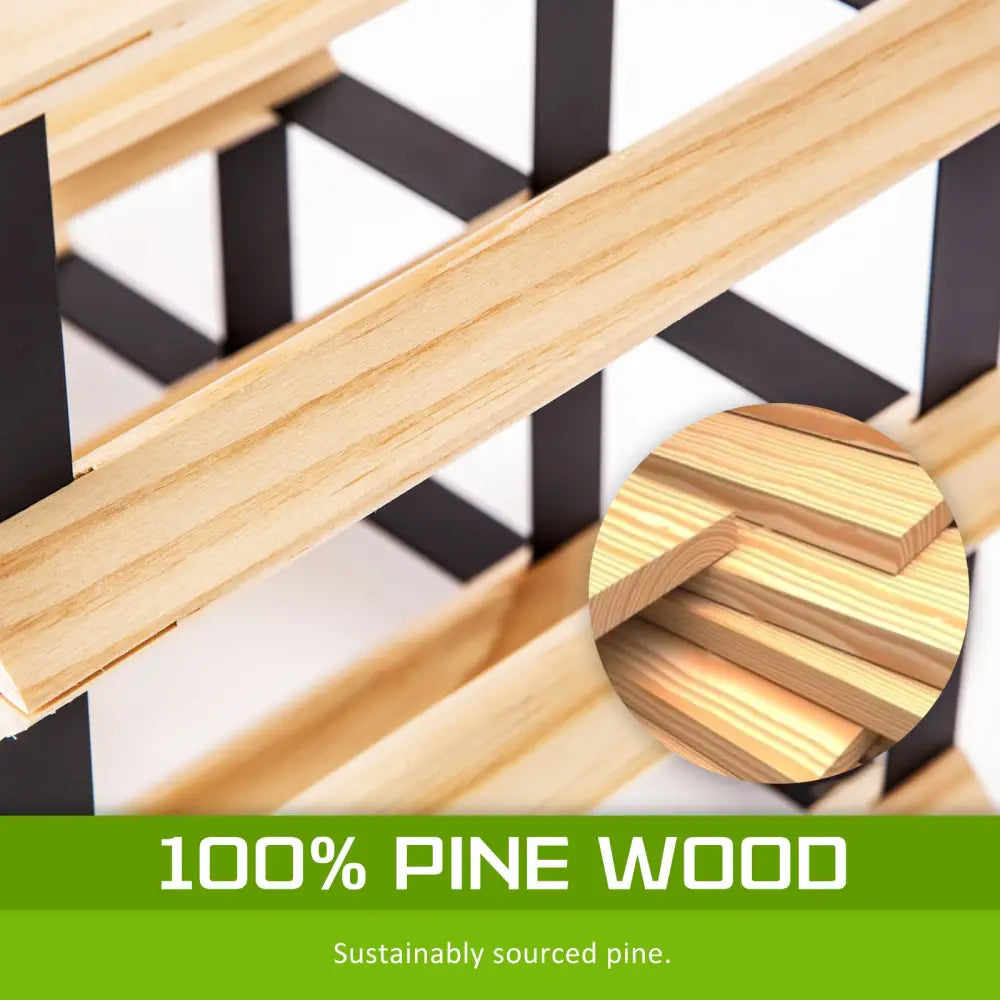 Timber Wine Rack Storage Cellar Organiser 12 Bottle - Home & Garden > Kitchenware