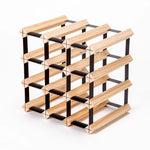 Timber Wine Rack Storage Cellar Organiser 12 Bottle - Home & Garden > Kitchenware