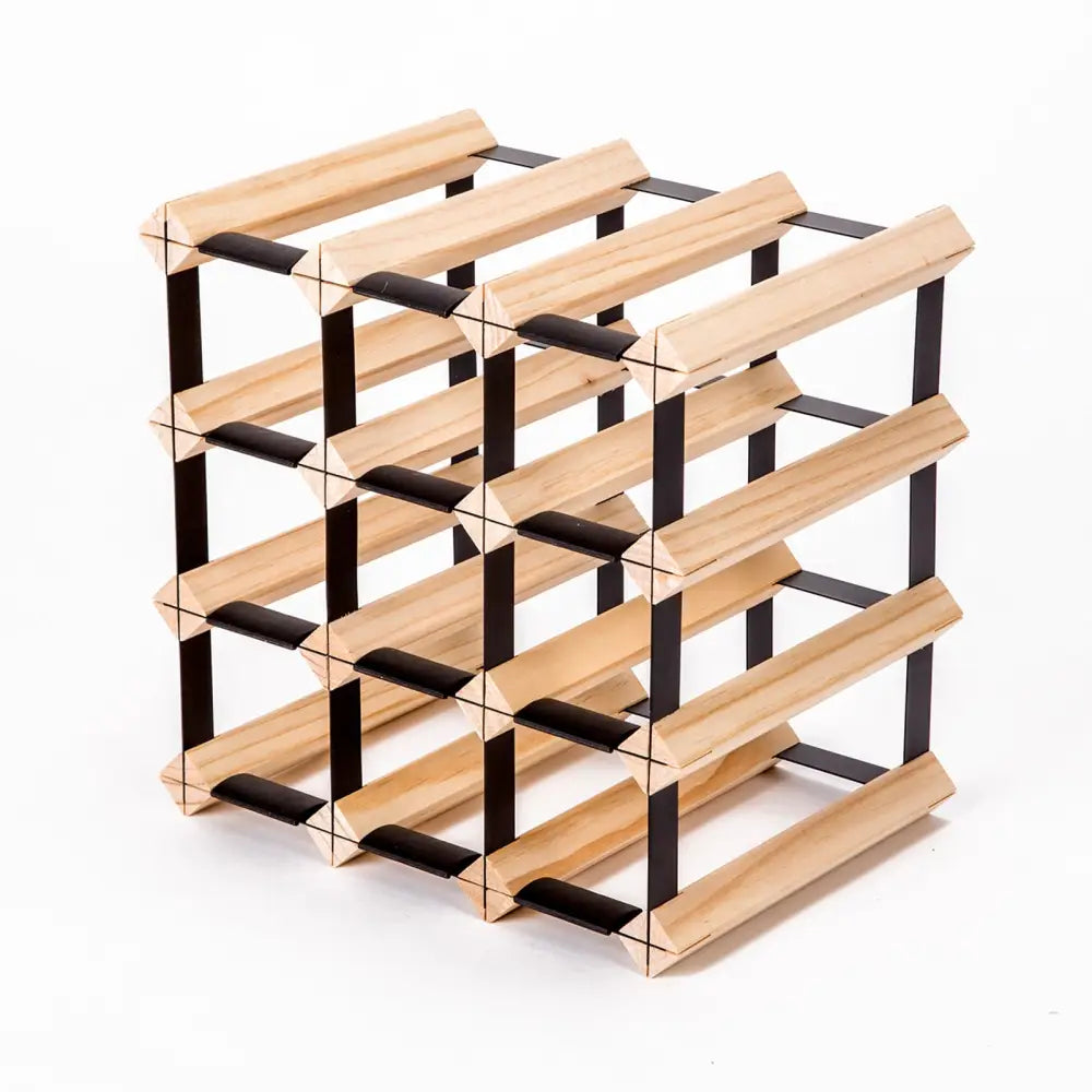 Timber Wine Rack Storage Cellar Organiser 12 Bottle - Home & Garden > Kitchenware