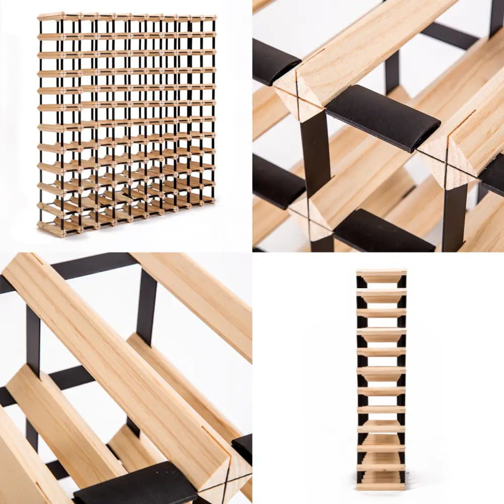Timber Wine Rack Storage Cellar Organiser 120 Bottle - Home & Garden > Kitchenware