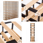 Timber Wine Rack Storage Cellar Organiser 120 Bottle - Home & Garden > Kitchenware